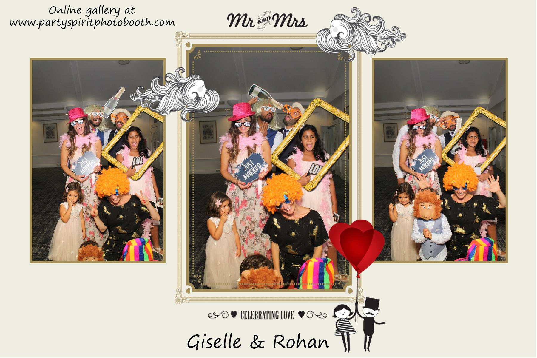 Giselle and Rohan's Wedding | View more photos from the event at gallery.partyspiritphotobooth.com/u/PartySpiritPhotoBooth/Giselle-and-Rohans-Wedding
